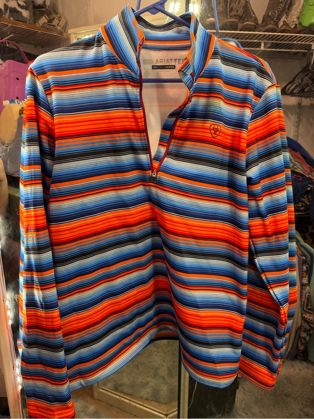 Ariat Striped Performance Striped Quarter-Zip